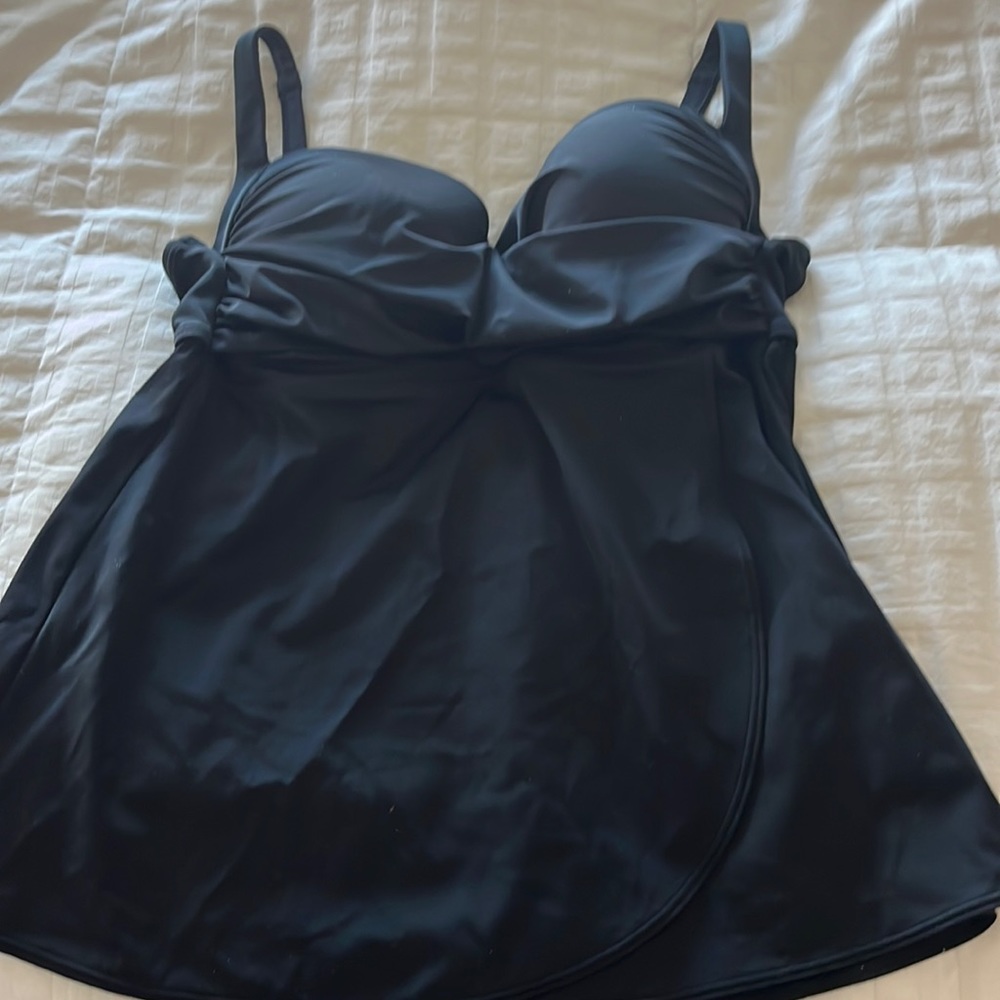 Soma Black Tankini Swim top